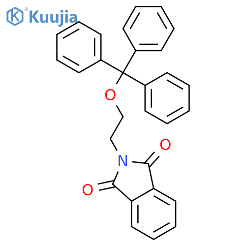 1H-ISOINDOLE-1,3(2H)-DIONE, 2-[2-(TRIPHENYLMETHOXY)ETHYL]- structure