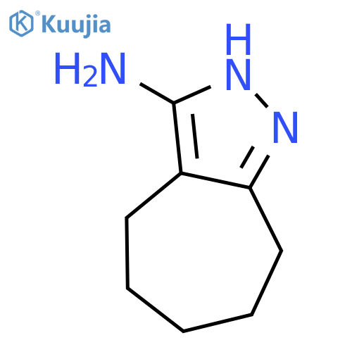 2H,4H,5H,6H,7H,8H-cycloheptacpyrazol-3-amine structure