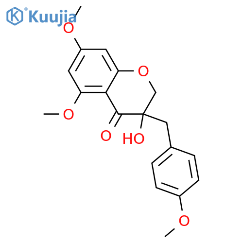 3,4',5,7-Tetrahydroxyhomoisoflavanone; (ξ)-form, 4',5,7-Tri-Me ether structure