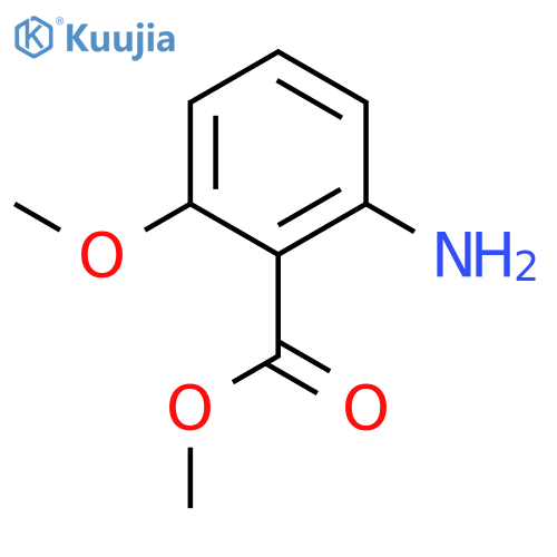 methyl 2-amino-6-methoxy-benzoate structure