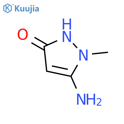 5-amino-1-methyl-1,2-dihydro-3H-pyrazol-3-one structure