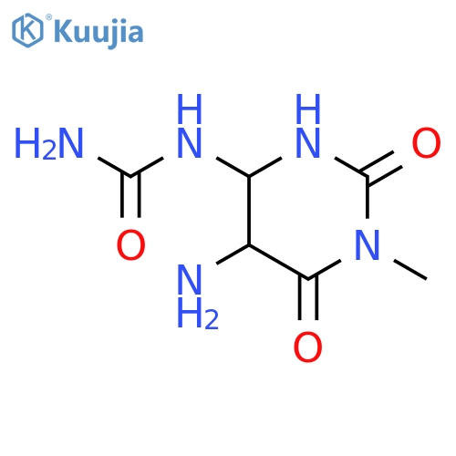 Urea,N-(5-aminohexahydro-1-methyl-2,6-dioxo-4-pyrimidinyl)- structure