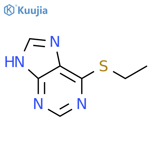 6-Ethylmercaptopurine structure