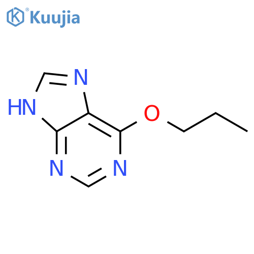 6-n-Propoxypurine structure