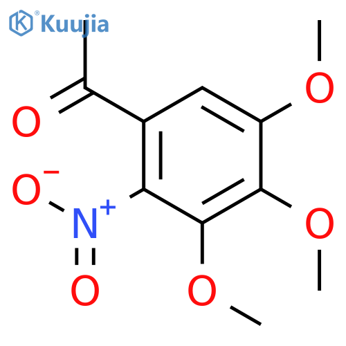 3,4,5-Trimethoxy-2-nitro acetophenone structure