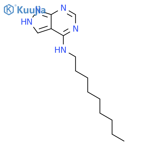 1H-Pyrazolo[3,4-d]pyrimidin-4-amine,N-nonyl-, hydrochloride (1:1) structure