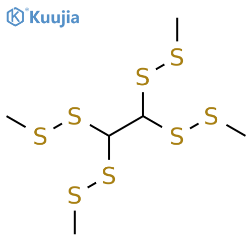 1,1,2,2-tetrakis(methyldisulfanyl)ethane structure