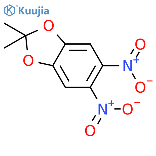 2,2-Dimethyl-5,6-dinitro-1,3-benzodioxole structure
