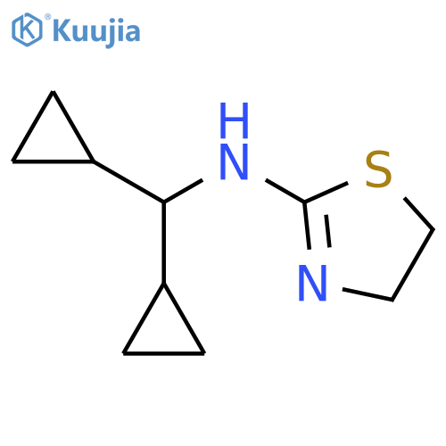 2-Thiazolamine, N-(dicyclopropylmethyl)-4,5-dihydro- structure