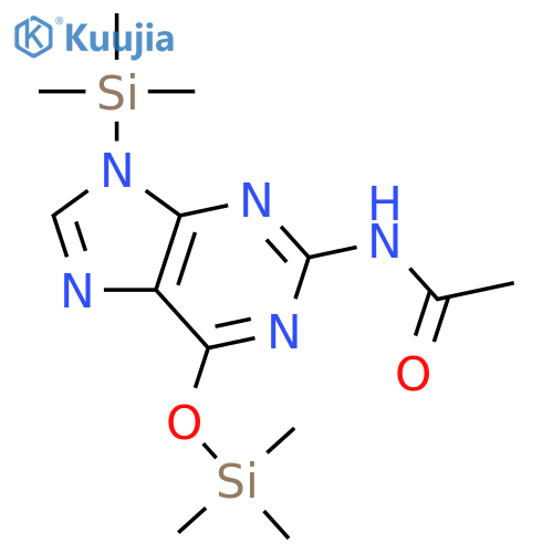 Acetamide, N-[9-(trimethylsilyl)-6-[(trimethylsilyl)oxy]-9H-purin-2-yl]- structure