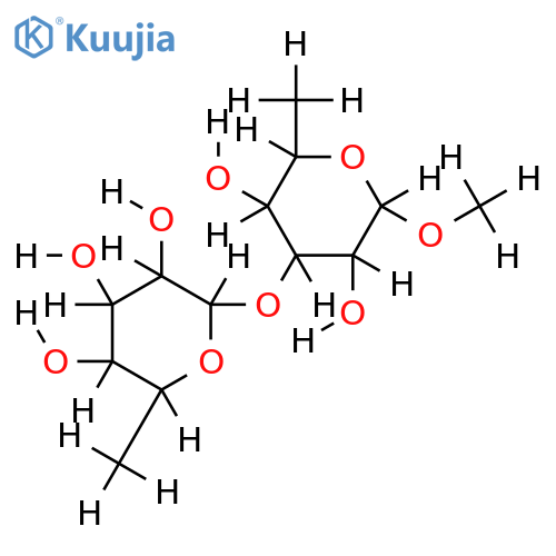 Me glycoside-3-O-alpha-L-Fucopyranosyl-L-fucose structure
