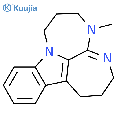 5-methyl-2,3,5,6,7,8-hexahydro-1H-4,5,8a-triazaindeno[1,2,3-ef]heptalene structure