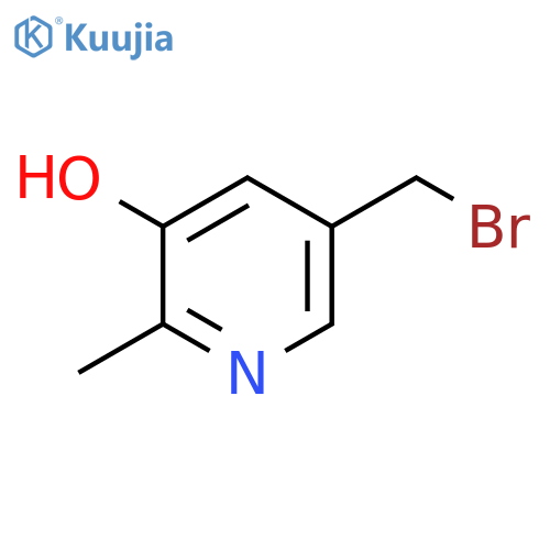 3-Pyridinol, 5-(bromomethyl)-2-methyl- structure