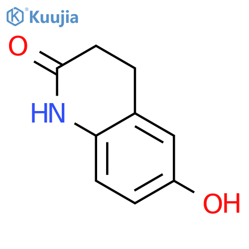 6-Hydroxy-3,4-dihydro-1H-quinoline-2-one structure