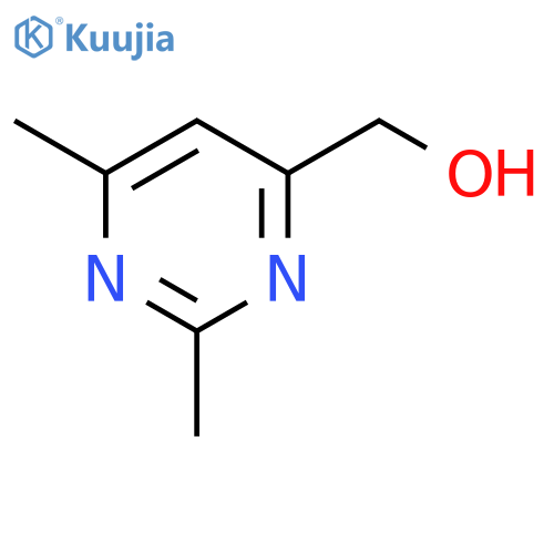 (2,6-dimethylpyrimidin-4-yl)methanol structure