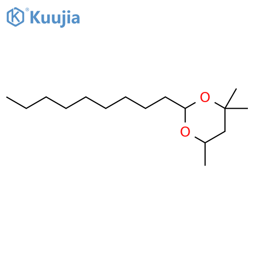 1,3-Dioxane,4,4,6-trimethyl-2-nonyl- structure