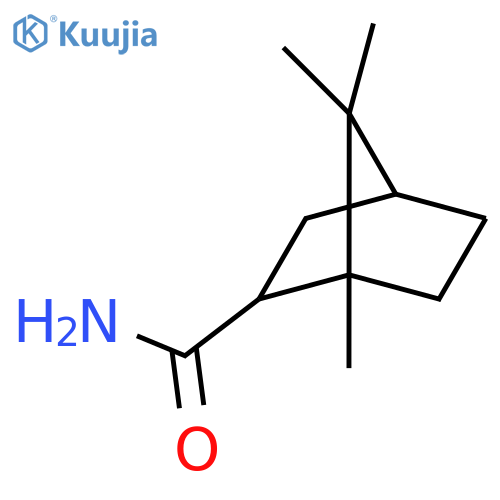 (1S,4R)-4,7,7-trimethyl-3-oxo-2-oxabicyclo[2.2.1]heptane-1-carboxamide structure