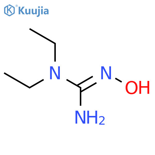 N,N-diethyl-N''-hydroxyguanidine structure
