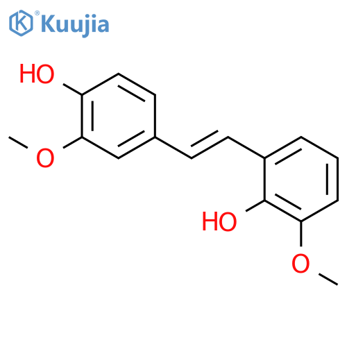 PHENOL, 4-[2-(2-HYDROXY-3-METHOXYPHENYL)ETHENYL]-2-METHOXY- structure
