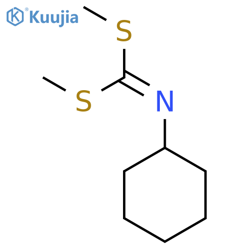 Carbonimidodithioic acid, cyclohexyl-, dimethyl ester structure