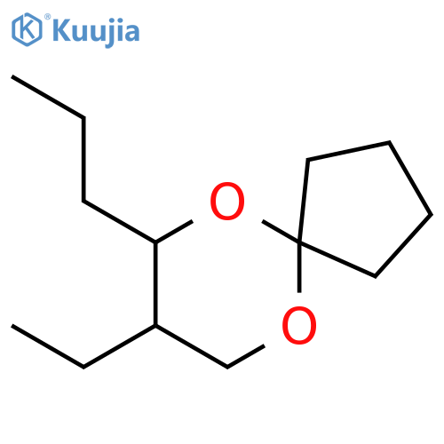 6,10-Dioxaspiro[4.5]decane,8-ethyl-7-propyl- structure