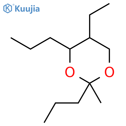 1,3-Dioxane,5-ethyl-2-methyl-2,4-dipropyl- structure