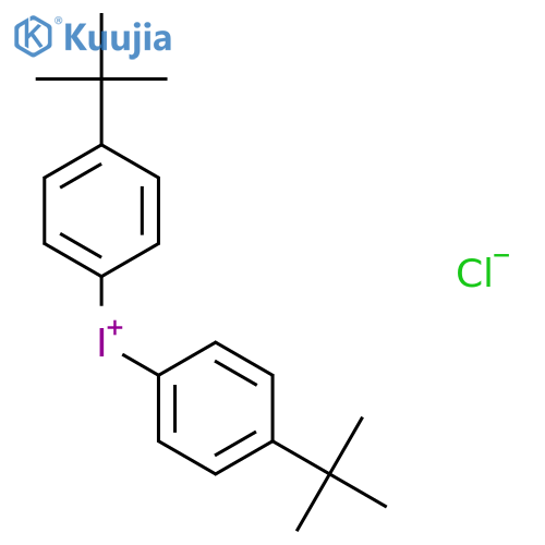 Iodonium, bis[4-(1,1-dimethylethyl)phenyl]-, chloride structure