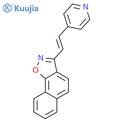 Naphth[2,1-d]isoxazole, 3-[2-(4-pyridinyl)ethenyl]- structure