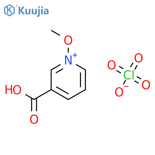 Pyridinium, 3-carboxy-1-methoxy-, perchlorate structure