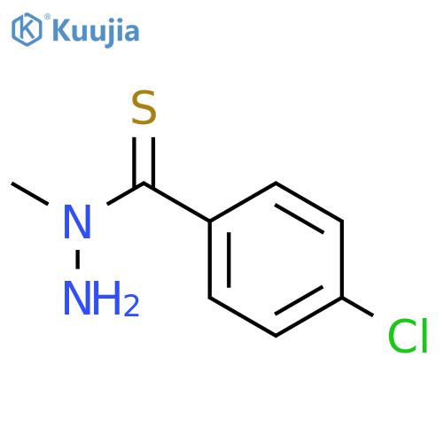 4-chloro-N-methylbenzenecarbothiohydrazide structure