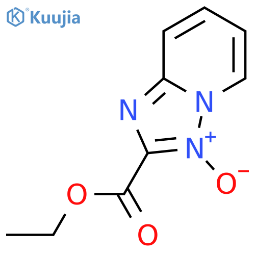 [1,2,4]Triazolo[1,5-a]pyridine-2-carboxylic acid, ethyl ester, 3-oxide structure