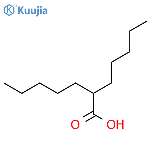 Di-N-pentylacetic Acid structure