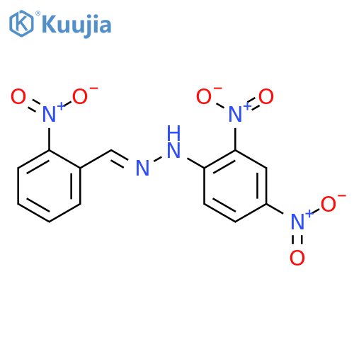 Benzaldehyde, 2-nitro-,2-(2,4-dinitrophenyl)hydrazone structure