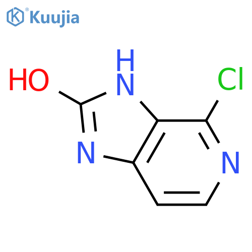 4-chloro-3H-imidazo4,5-cpyridin-2-ol structure