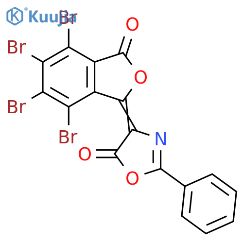 5(4H)-Oxazolone,2-phenyl-4-(4,5,6,7-tetrabromo-3-oxo-1(3H)-isobenzofuranylidene)- structure