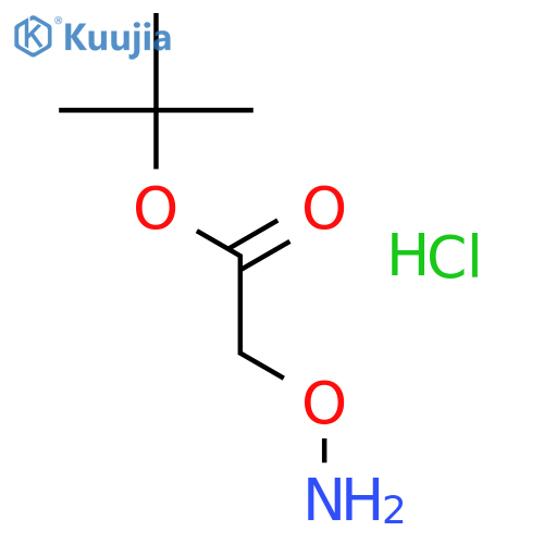 Acetic acid, (aminooxy)-, 1,1-dimethylethyl ester, hydrochloride structure