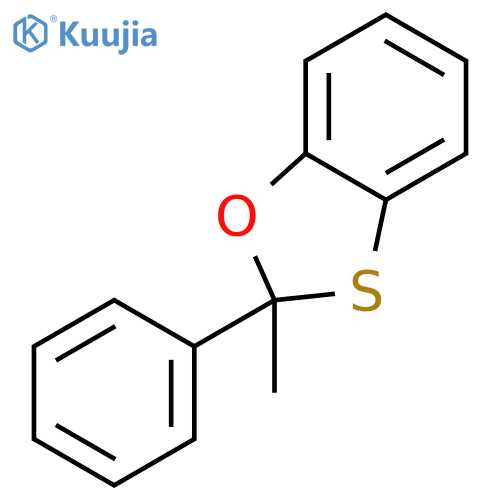 1,3-Benzoxathiole, 2-methyl-2-phenyl- structure