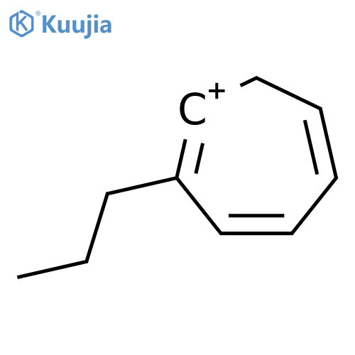 Cycloheptatrienylium, propyl- structure