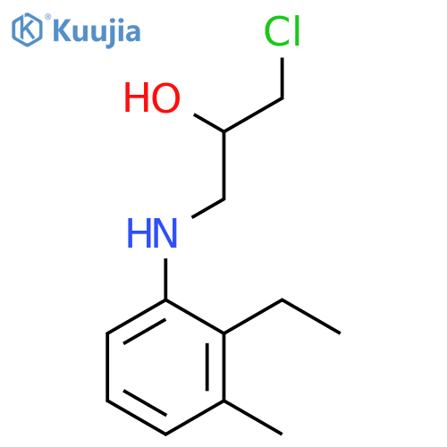 2-propanol, 1-chloro-3-(n-ethyl-m-toluidino)- structure