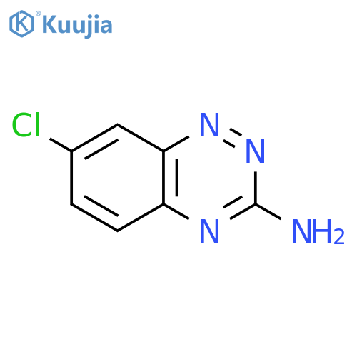3-Amino-7-chloro-1,2,4-benzotriazine structure