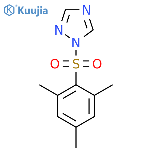 1-Mesitylenesulfonyl-1,2,4-triazole structure
