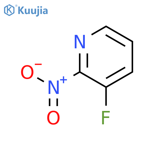 3-fluoro-2-nitro-pyridine structure