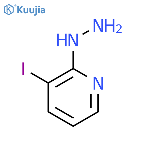2-Hydrazinyl-3-iodopyridine structure
