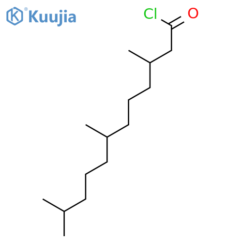 Dodecanoyl chloride, 3,7,11-trimethyl- structure