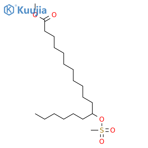 Methyl 12-[(methanesulfonyl)oxy]octadecanoate structure