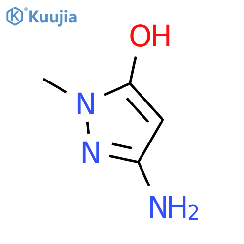 3-amino-1-methyl-4,5-dihydro-1H-pyrazol-5-one structure