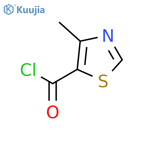 4-methyl-1,3-thiazole-5-carbonyl chloride structure