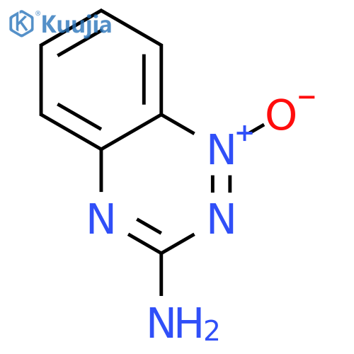 3-Amino-1,2,4-benzotriazine-1-N-oxide structure