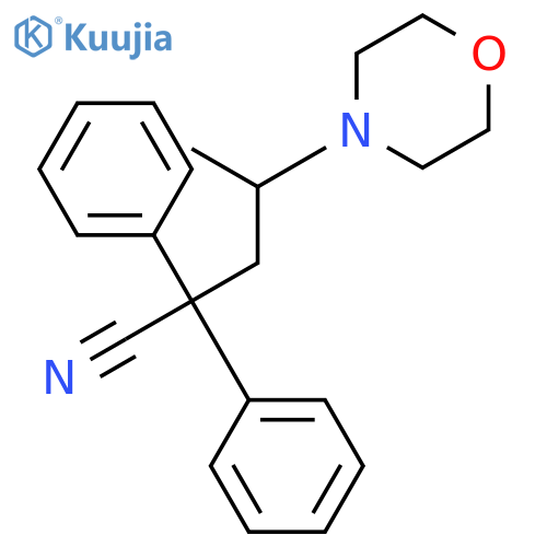 4-morpholin-4-yl-2,2-diphenylpentanenitrile structure