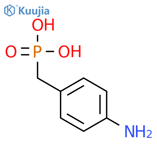 4-Aminobenzylphosphonic acid structure